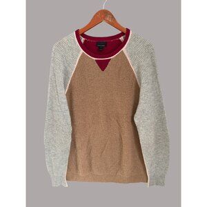 J.Crew Collection Italian Cashmere Colorblock Sweater L